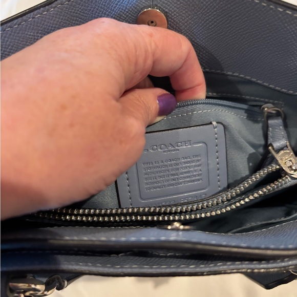 Coach Minetta Shoulder Bag in Grey F57847 - Picture 6 of 7